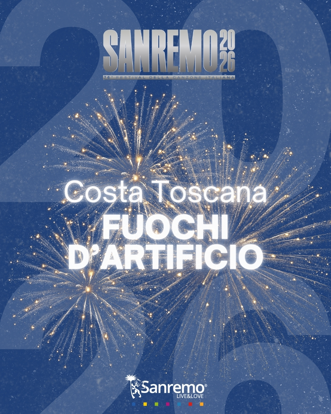 Sanremo 2026, Fuochi d'artificio